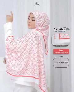 New Jilbab hijab kerudung krudung scarf wanita dewasa segiempat motif merah putih 17 agustus merdeka terbaru terlaris terkini modern kekinian murah viral 2024 Ashika Arrafi  adem mudah di bentuk cantik bahan voal cantik bayar di tempat COD  gratis ongkir