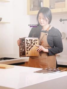 YILI | Ventilated Drying Wooden Knife Rack