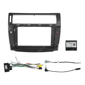 9 Inch Car Radio Fascias for CITROEN C4 LA LC C-TRIOMPHE C-QUATRE 2004-2014 Android 2din Stereo Player Frame Head Unit Panel Kit