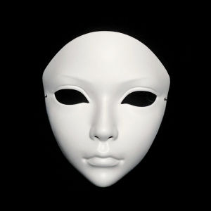 Freesia Formula Same Film and Television Full Face White Mask Yu Shuxin Han Dynasty Cos Plastic Xiaolanhua PVC Dress up Props