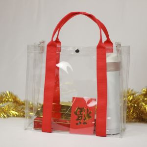 Tas Hampers Mika Transparan Model Tali Melingkar | Tas Hampers Korean