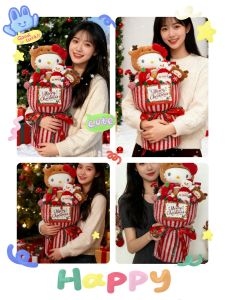 Christmas Gift Hellokitty Doll Flower Bouquet Toy Girl Friend Best Friend Girl Peaceful Night Present Cartoon Flower
