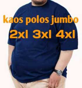 kaos oblong polos