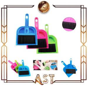 Sapu Mini Pengki Set Serok Meja Sembayang Celah Mobil Keyboard