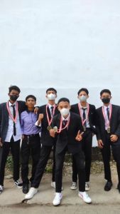 Jas Pria hitam buat wisuda nikah kondangan Blazer Slimfit Kuliah kerja kantor bahan Valencia twist