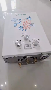 OMICKO OM-8801 / OM-8802 Water Heater Gas / Pemanas Air Kamar Mandi Otomatis (6 Liter)