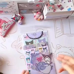 【READY STOCK】8 Sheets Stickers Sanrio Melody Cinnamoroll Laser Sticker DIY Scrapbooking Journal Decoration 贴纸 (S74)