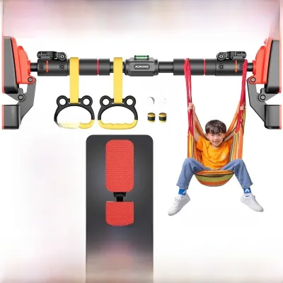 Home Indoor Fitness Equipment Single Bar Pull up Bar Childrens Exercise Equipment Door Mounted No Drilling Required