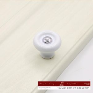 Tay Nắm Tủ/Drawer/Cabinet Handle Đơn Lỗ Hiện Đại Minimalist Sang Trọng Tròn Đa Màu