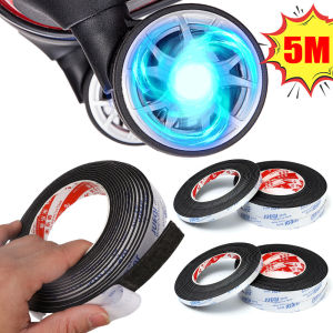 5M Wear-resistant Luggage Wheels Protector Tape EVA Trolley Case Silent Caster Sleeve Universal Shock-resistant Roll Sleeve for Travel Accessories