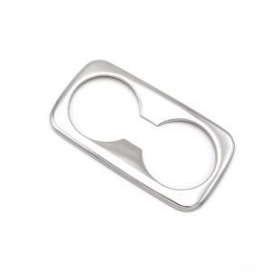 For Hyundai Tucson NX4 2021 2022 2023 2024 Hybrid N Line Stainless Steel Car Seat Back Row Water Cup Holder Cover Trim Sticker