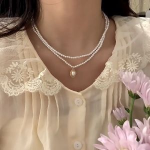 สร้อยคอ สร้อยคอลูกปัด วินเทจ ผู้หญิง ของขวัญ เครื่องประดับแฟชั่น Pinapple