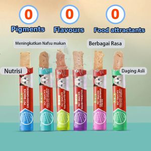 Snack Kucing AIBAK 16 gr Cemilan Kucing Basah Dari Ekstrak Daging Segar (Expired 2026)