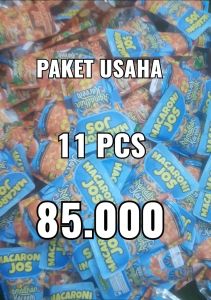 Paket Hemat 85.000 dapat 11 pcs macaroni jos dapatkan semua varian rasa.