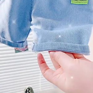 Setelan Kaos Anak Laki Laki Summer Set ORIG1N Baju Anak Karakter Kaos 3d dan Celana Soft Jeans Import