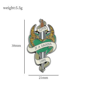 Bandai | Loki Lapel Pin Women Mens Brooch Cartoon Backpack Badge for Hoodies Jeans Tops Hat Collar Pins