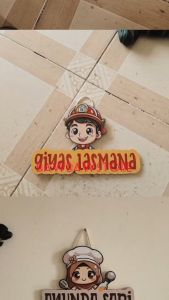 Desain Minimalis Animasi Kartun Untuk Hiasan Dinding