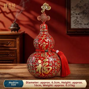 Wealth and Fortune Fertility Gourd Statue