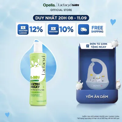 Sữa Tắm Gội Trẻ Em Lactacyd Baby Extra Milky Làm Sạch Dịu Nhẹ và Dưỡng Ẩm Vượt Trội 250ml