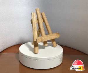 Mini Easel Stand Wooden Display Tripod Foldable Portable Photo Stand for Weddings Baby Photo Food Menu Shop Business Hours Letter Boards Polaroid