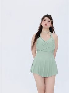 ⚡50-70KG⚡ชุดว่ายน้ําสาวอวบ ชุดว่ายน้ำวันพีช พลัสไซส์ ผ้ายืด รุ่นใหม่ สไตล์น่ารักเซ็กซี่ เดรส ใส่สบาย