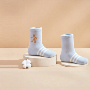 Purcotton | Antibacterial Mid-Calf Childrens Socks