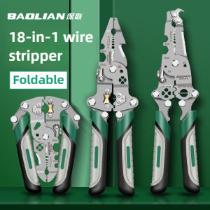 Multi Functional Foldable Electrician Specific Wire Cutting Pliers Wiring and Pulling Pliers Wire Splitting and Pressing Plier