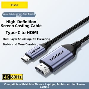 PISEN | Type-C to HDMI Adapter for 4K Display