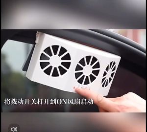HOMEAPPLIANCESOLUTIONS Solar ventilation fan Car window exhaust fan Car USB fan ventilation radiator inside cooling cycle exhaust fan Inside chiller