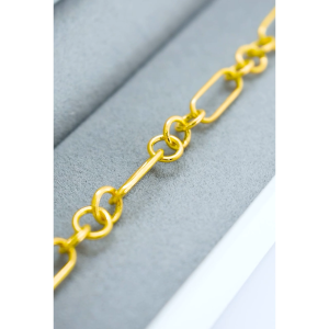 MJ Jewellery 916/22K Gold Figaro Bracelet T040