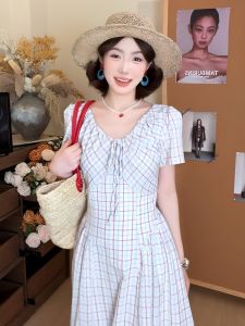 ZHENMANZI | Waist-slimming Retro French-style Dress Summer 2026 New