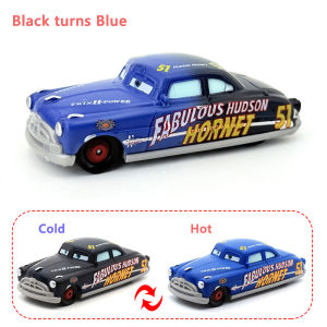 Takara Tomy | Pixar Cars Color Changing Series Toys Cars Lightning McQueen Dr. Hudson 1:55 Plastic Diecast Model Car Kids Birthday Gifts