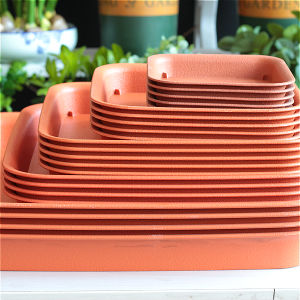 Square Plastic Trays for Potted Plants Succulent Planters PP Resin Flower Pots Multiple Sizes Available Greenery And Flowers