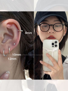 PINK EMPRESS | Comfortable Sleeping Hoop Earrings No Removal for Sleeping Small and Stylish