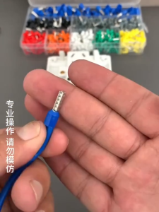 Cold-pressed terminal blocks pin-type crimping pliers electrical wire copper lugs VE tubular terminals socket crimp caps the ultimate crimping connectors!