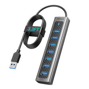 USB HUB 7 Port Splitte High Speed Notebook Extension for Computer Laptop Accessories