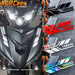 YAMAHA Logo Motorcycle Sticker Reflective Motorbike Trunk Body Decals for Yamaha MIO SPORTY Aerox Nmax TFX150 XMAX 300 Tricity Y15ZR LC135 YZF-R15