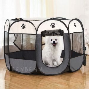 Portable Pet Playpen Foldable Folding Pet Play Tent Dog Cat Indoor Outdoor Cages House Pet Fence Pet Tent Pet Bed [SG SELLER]