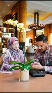 Couple RAYA Sarimbit by Agoest Hanggono - GAMIS Syari Ied Pasangan Keluarga terbaru