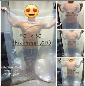 Ukay BIG plastic bag available in 6 sizes makapal matibay high quality price per piece