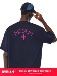 Noah Mars American Casual Cross Mens Pure Cotton Summer Limited Edition Short Sleeve T-shirt Loose Fit round Neck Tee