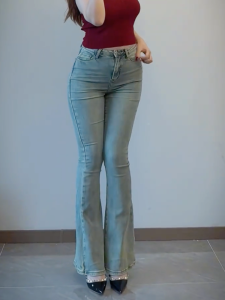 MANMI | High Waist Slimming Butt Lifting Flared Jeans for Women