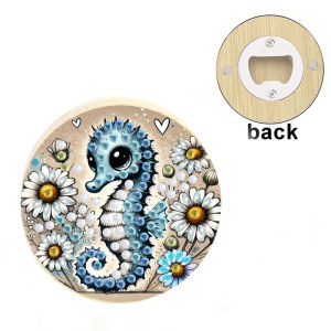other | 1pc Flower Bottle Opener DIY Diamond Painting Art Set Bottle Cap Opener Special Shape Crystal Artificial Diamond Mosaic Process