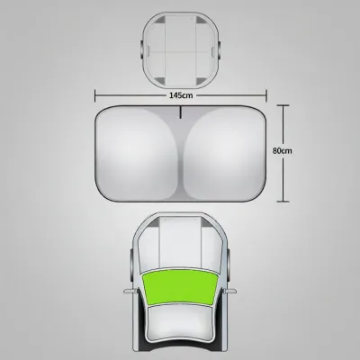 Retractable Sun Shade Privacy Curtain Universal Automatic Side Window