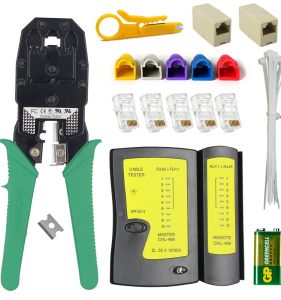 Network Cable Pliers Set Network er Six Categories Seven Categories Wire Crimper Connection Modular Plug Connector Clamp Wire Net Clamp Tool Clamp