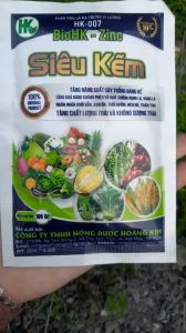 Bộ Phân Bón Siêu Kẽm gói 100g - Kháng Phèn Chống Rụng Lá Tăng Năng Suất Trồng Ngăn Ngừa Khô Vằn