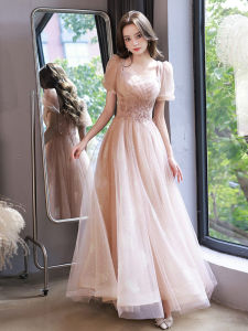 French Elegant Birthday Party Host Evening Dress