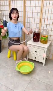 Dụng cụ ống bơm hút xăng dầu nước r.ượu chất lỏng bóp tay - Ống bóp hút nước bể cá thủy sinh hút nước bể bơi  Ống Hút Xăng Ô Tô Bơm Chuyển Dầu Khí