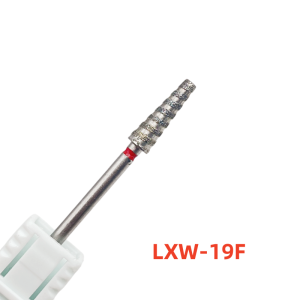 1Pcs 20 Type Tornado Flame Diamond Nail Drill Bit Milling Cutters Pedicure Diamond Burrs for Electric Polisher Accessories Tools