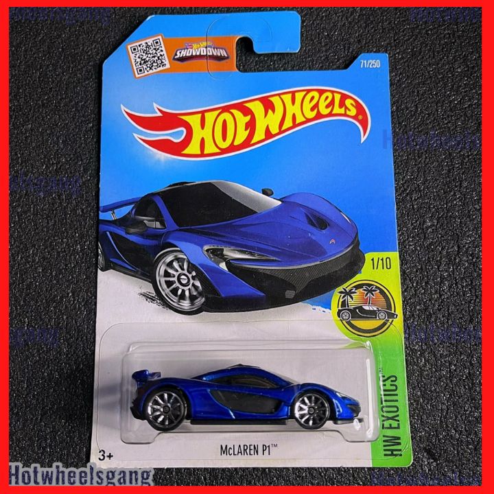 Hot wheels store mclaren p1 blue